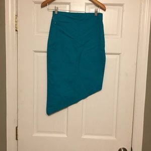 Junior turquoise small skirt